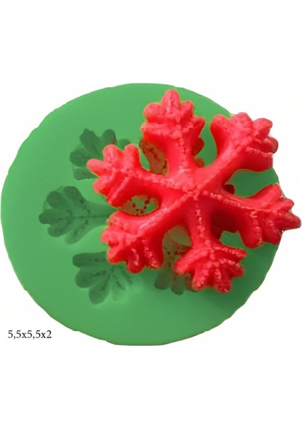 Dekoratif Kenar Şeklinde Silikon Şeker Hamuru Sabun ve Mum Kalıbı