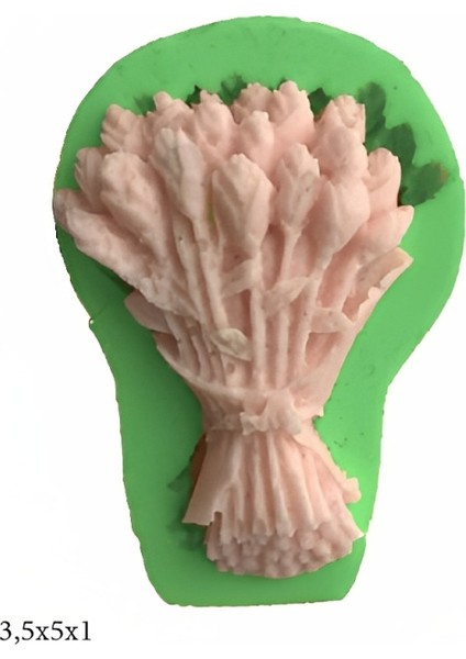 Dekoratif Kenar Şeklinde Silikon Şeker Hamuru Sabun ve Mum Kalıbı