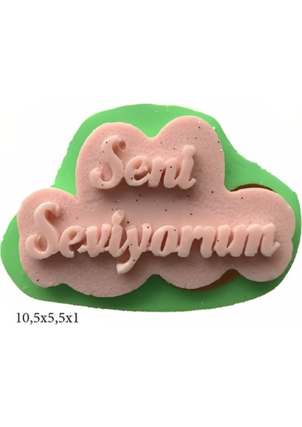 Silikon Şeker Hamuru Sabun ve Mum Kalıbı