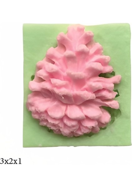 Dekoratif Kenar Şeklinde Silikon Şeker Hamuru Sabun ve Mum Kalıbı