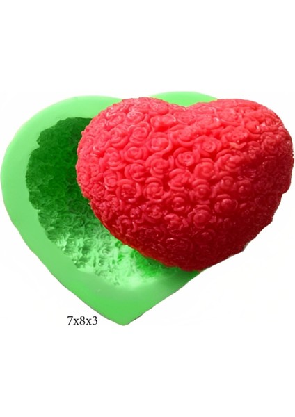 Çiçek Modelleri Silikon Şeker Hamuru Sabun ve Mum Kalıbı