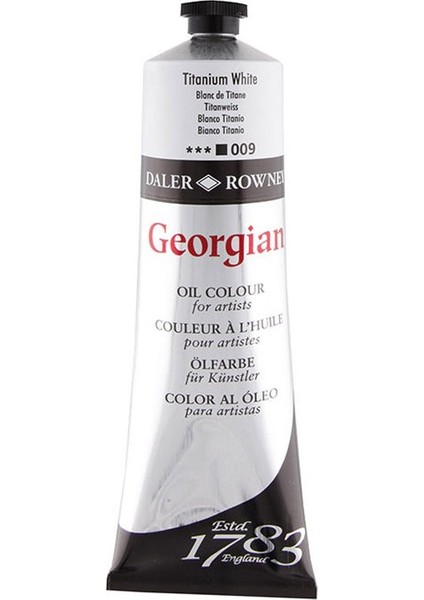Georgian Yağlı Boya 225ML 009 Titanium White