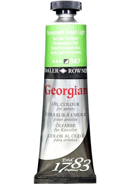 Georgian Yağlı Boya 38ML 347 Permanent Green Light