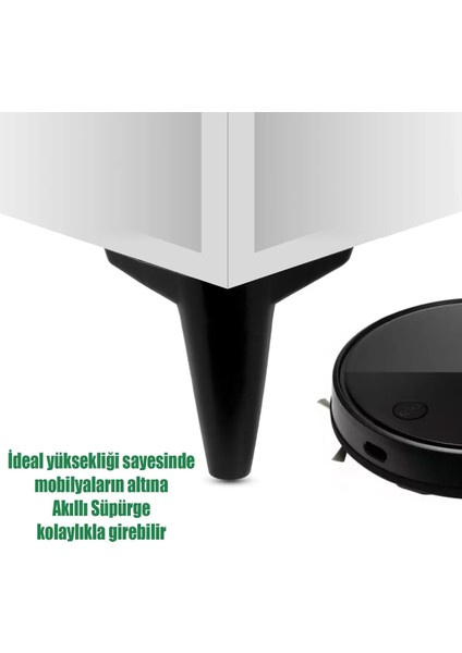 Asya Ayak Ceviz 15 cm Tv Ünitesi, Koltuk Altı , Dolap Ayağı, Koltuk Mobilya Yükseltici