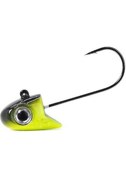 Mud Digger MD90 / MD1466 15 gr Fluo Yellow - Black Jighead