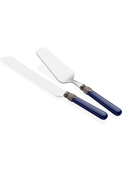 Classic Lacivert Pasta Servis Seti