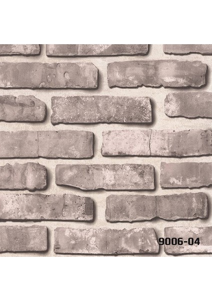 Decostone Tuğla Desenli Duvar Kağıdı 9006-04