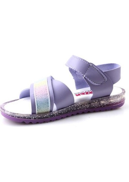 4012 Simli Çapraz Bantlı Kız Çocuk Bebe Sandalet Ayakkabı modelleri