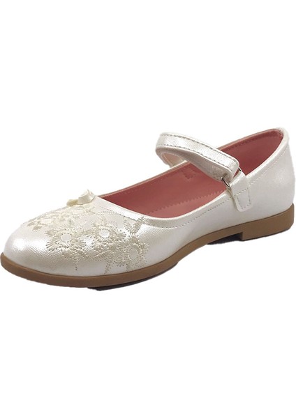 3997 Kız Çocuk Fiyonk Cırtlı Babet Ayakkabı modelleri