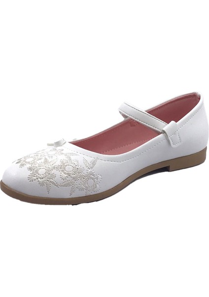 3997 Kız Çocuk Fiyonk Cırtlı Babet Ayakkabı modelleri