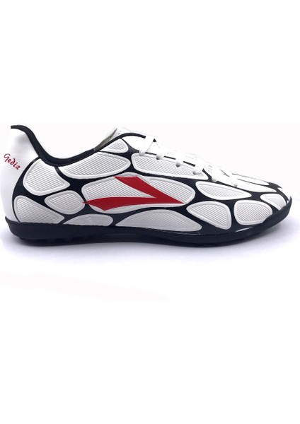 Gediz Beyaz Çim Halı Saha Erkek Futbol Ayakkabı