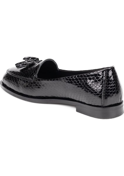Kadın Hakiki Deri Günlük Şık Klasik Loafer Ayakkabı
