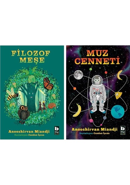 Filozof Meşe - Muz Cenneti / 2 Kitap Set - Anooshirvan Miandji - Bilgi Yayınevi