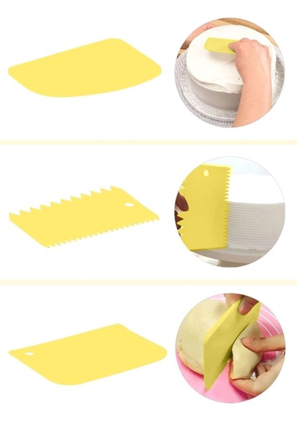 Hamur Kesme Sıyırma ve Şekillendirme Aparatı 3lü Set