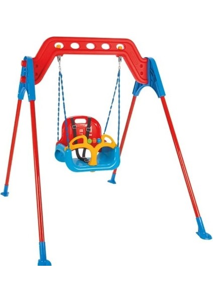 07-968 Ayaklı Zincirli Samba Salıncak Park Bahçe Oyuncakları