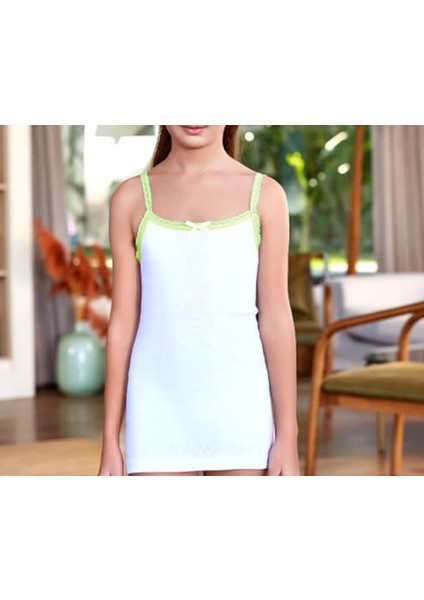 2515 Kız Çocuk Ip Askılı Ribana Atlet 8 Li Paket fiyatları