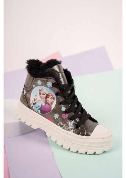 Baskılı Platin Kız Çocuk Bot