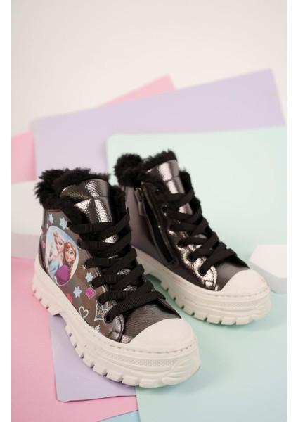 Baskılı Platin Kız Çocuk Bot fiyatları