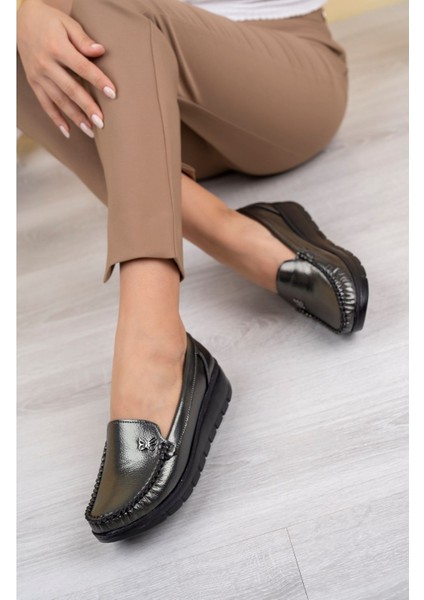 Dolgu Taban Ortopedik Ped Platin Kadın Ayakkabı modelleri