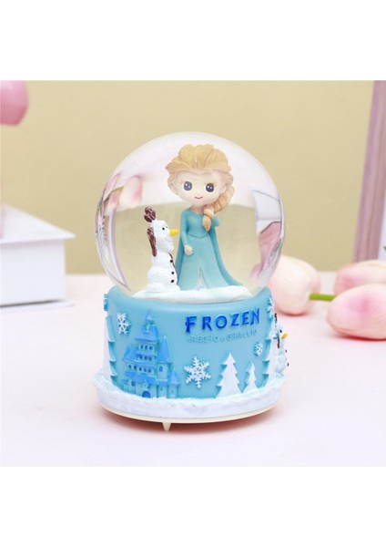 Frozen Temalı Büyük Boy Püskürtmeli Işıklı ve Müzikli Kar Küresi fiyatları