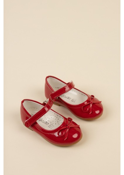 Bıyık Fiyonk Kırmızı Kız Çocuk Ayakkabı indirimleri