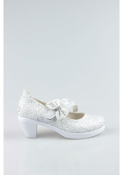 Topuklu Gri Sarmaşık Kız Çocuk Ayakkabı fırsatları