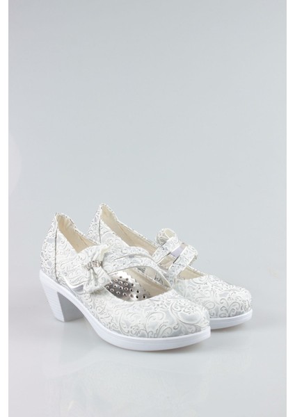 Topuklu Gri Sarmaşık Kız Çocuk Ayakkabı indirimleri