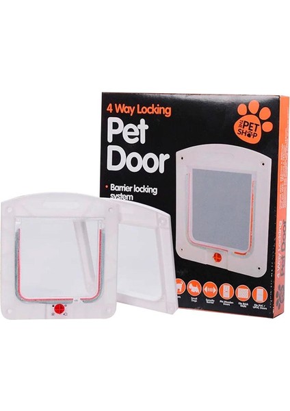 Pet Door Kedi Köpek Kapısı 20 x 22 x 3 cm Geçiş 15.5CM-15CM