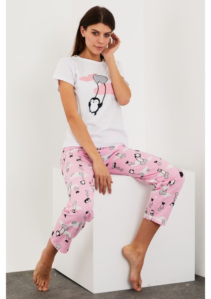 Baskılı Kısa Kol Pijama Takım fiyatları