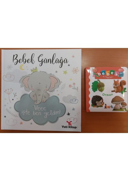 Yeti Kitap Bebek Günlüğü ve Bebek Kitabı Harika Bir Hediyelik (2 Kitap)