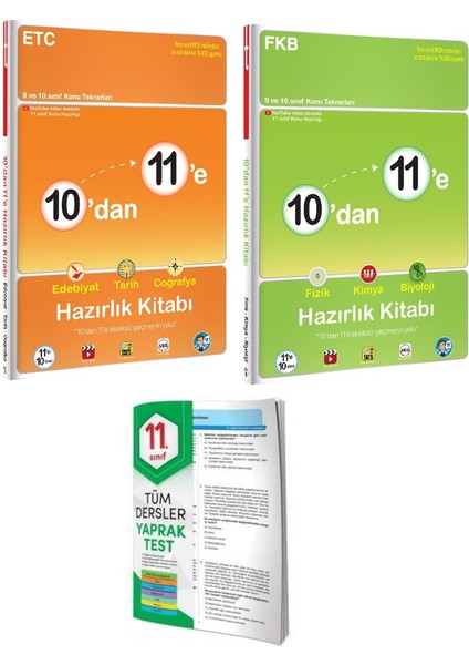 Tonguç Akademi 0'dan 11'e Edebiyat Tarih Coğrafya Fizik Kimya Biyoloji Hazırlık Kitabı