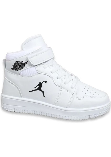 Bilekli Jordan Beyaz Çocuk Sneakers