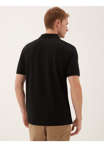 Marks & Spencer Saf Pamuklu Polo Yaka T-Shirt