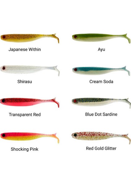 Mezashi Z-Tail Minnow Sahte Balığı Balıkmarketim