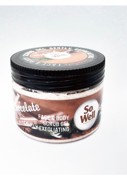 Yüz ve Vücut Scrup Peeling 300 ml - Çikolata Özü