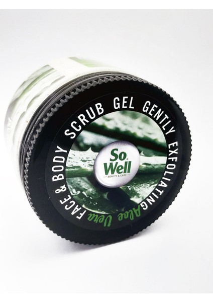 Yüz ve Vücut Scrup Peeling 300 ml - Aloe Vera Özlü