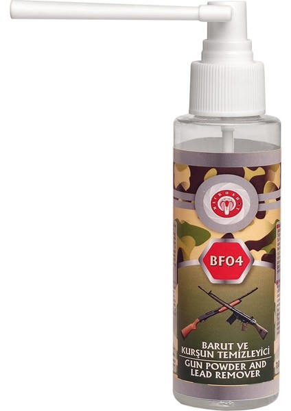 Barut Ve Kurşun Sökücü - Tüm Ateşli Silahlar Için Delici Çözücüsu BF 04