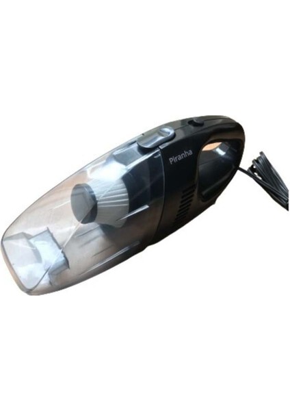 Piranha PVC-4005 Siyah Araç Tipi El Süpürgesi 12 Volt 60 Watt