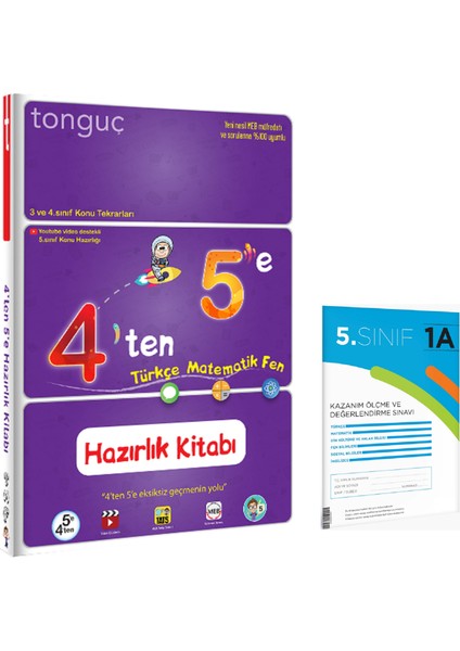 5. Sınıf 4'ten 5'e Hazırlık Kitabı (1 Kitap-1 Deneme)