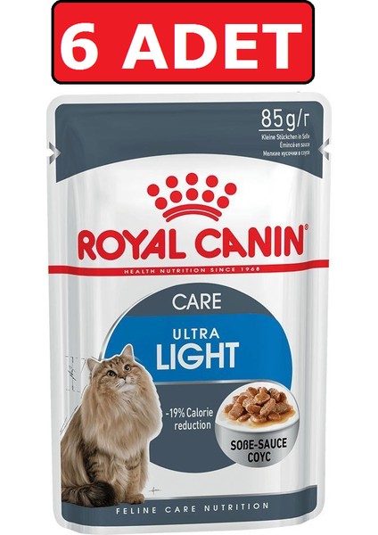 Light Weight Care Gravy Adult 85 gr x 6 Adet Yaş Kedi Maması Pounç Pouch