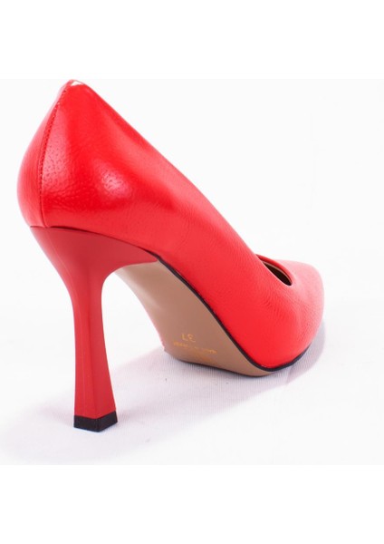 DZA07-388451 Kırmızı Stiletto Topuklu Kadın Ayakkabı fırsatları