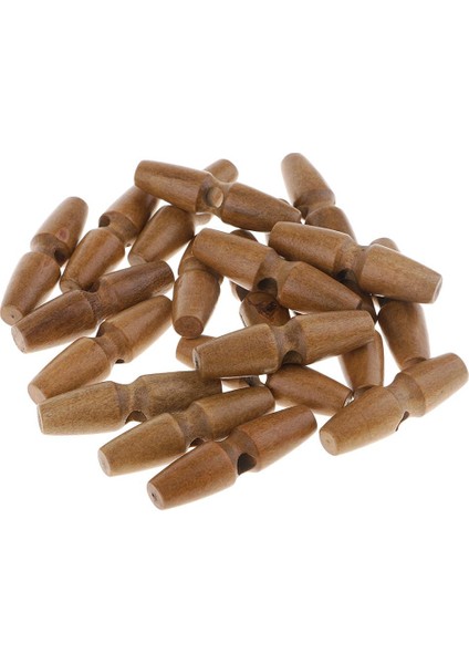 Dokun Düğmeleri Kaplama Geçiş Düğmeleri Ahşap Tokalar Kahverengi2 50 x 13MM (Yurt Dışından) indirimleri