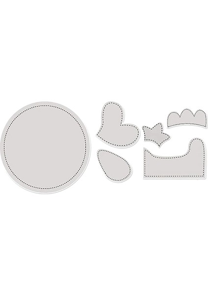6pcs Paskalya Tavuk Şablonları Pratik Çanta Yapımı Kesme Aracı L (Yurt Dışından)