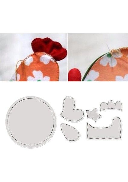 6pcs Paskalya Tavuk Şablonları Pratik Çanta Yapımı Kesme Aracı L (Yurt Dışından) fiyatları