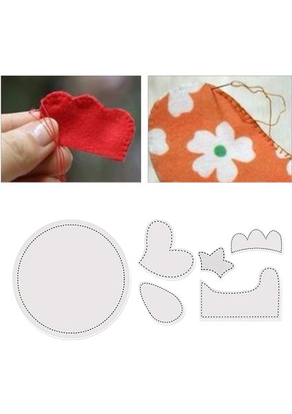 6pcs Paskalya Tavuk Şablonları Pratik Çanta Yapımı Kesme Aracı L (Yurt Dışından) modelleri