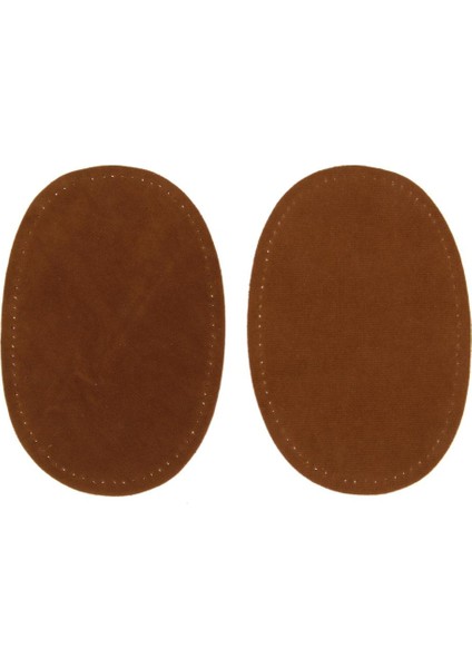 3x Oval Dirsek Diz Yamaları Kahverengi 6 Adet (Yurt Dışından)