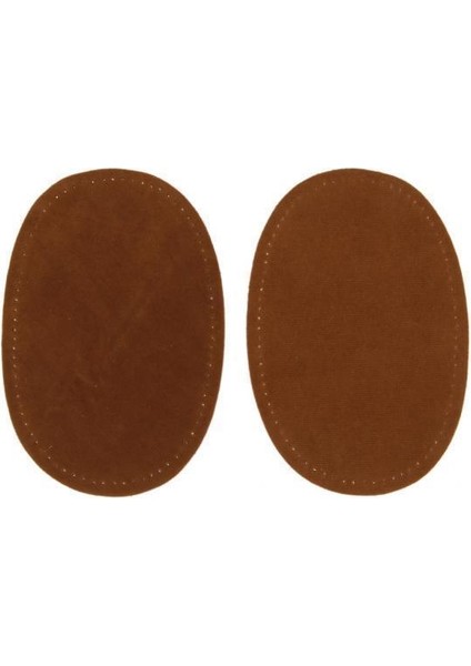 3x Oval Dirsek Diz Yamaları Kahverengi 3 Adet (Yurt Dışından)