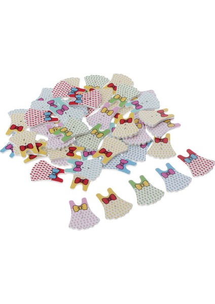 50X Düğme Süslemesi (Yurt Dışından)