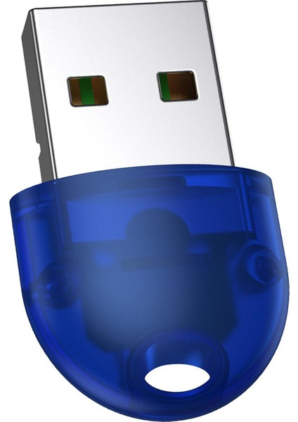 Kablosuz Diş 3.5mm Aux Audio Stereo Müzik Araba Alıcı Adaptörü Mavi (Yurt Dışından)