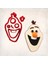 Frozen Olaf Yüz Detay Kurabiye Kalıp Seti 7’li 1